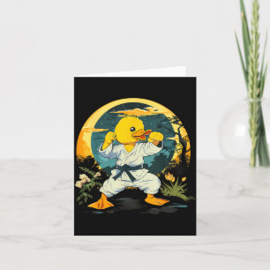 Tarjeta Pato de goma de Judo Kickboxing Taekwondo Naturale