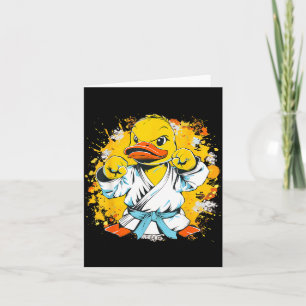 Tarjeta Pato de goma de kickboxing Taekwondo Karate Mma