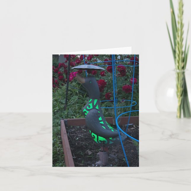Tarjeta Pato de jardín (Anverso)