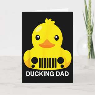 Tarjeta Pato Papá Cazador Abuelo Divertido Día del Padre