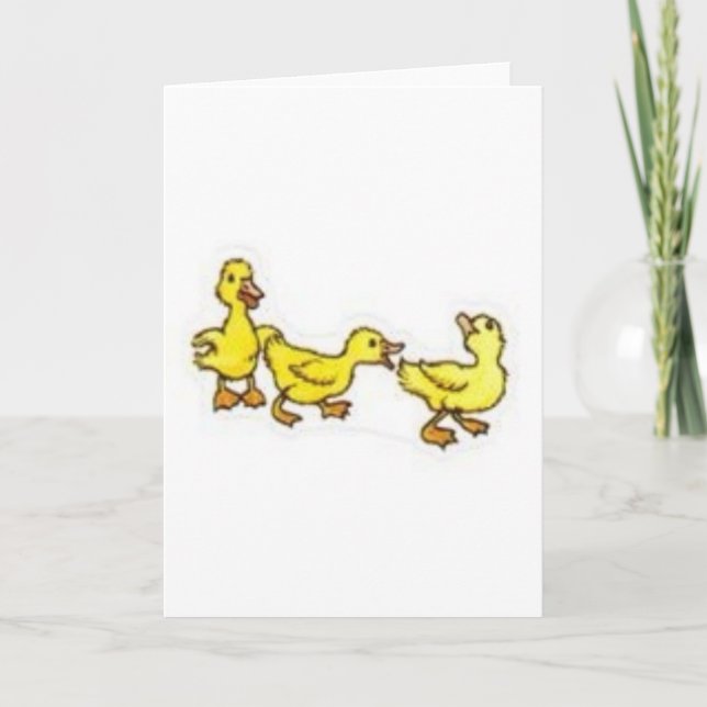 Tarjeta patos (Anverso)