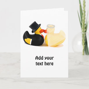 Tarjeta patos bodas 2