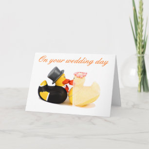 Tarjeta Patos de boda