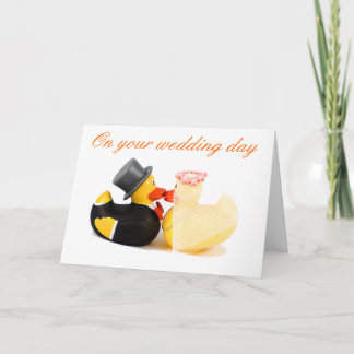 Tarjeta Patos de boda