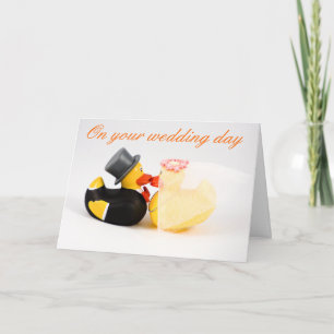 Tarjeta Patos de boda