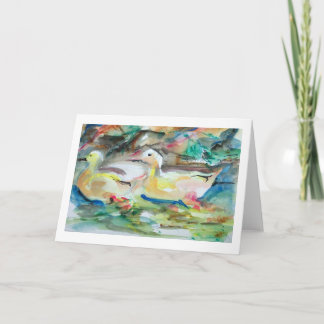 Tarjeta Patos de Boston