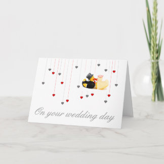 Tarjeta Patos de la boda