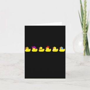 Tarjeta Patos En Fila Chiste Divertido Papá Broma Gracioso