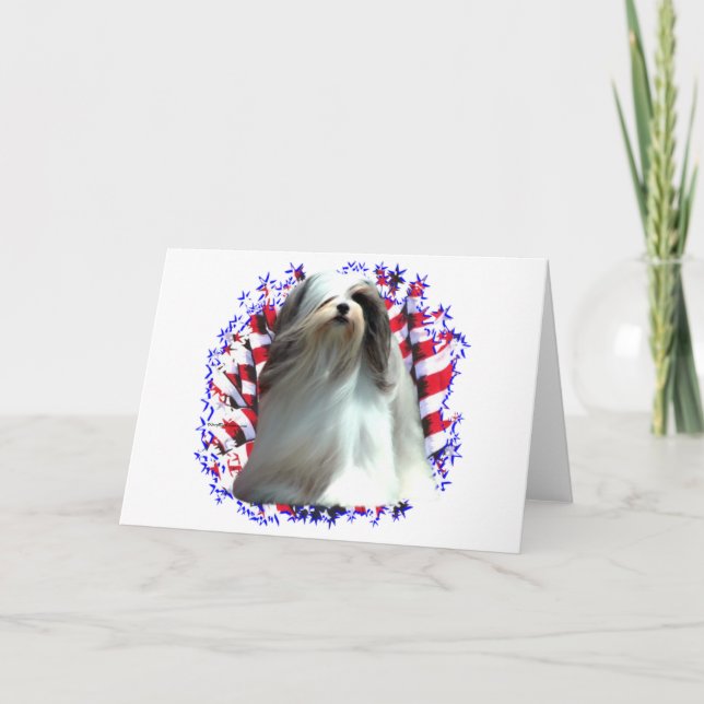 Tarjeta Patriota de Lasa Apso (Anverso)