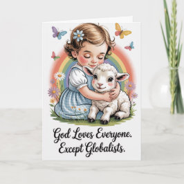 Tarjeta Patriotic Easter America First Christian Humor 