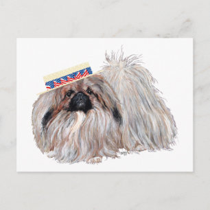 Tarjeta Patriótica de Pekinés