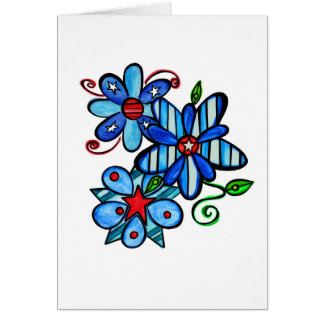 Tarjeta patriótica - esconda dentro.