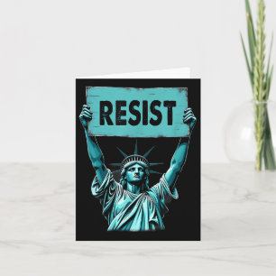 Tarjeta Patriótico 4 De Julio Estatua De La Libertad Resis