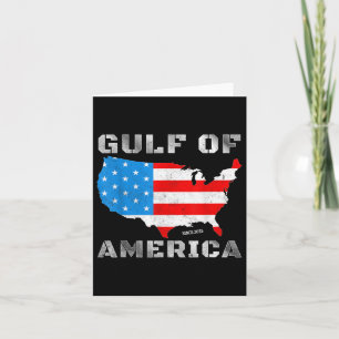 Tarjeta Patriótico Oficial Protrump Del Golfo De Estados U