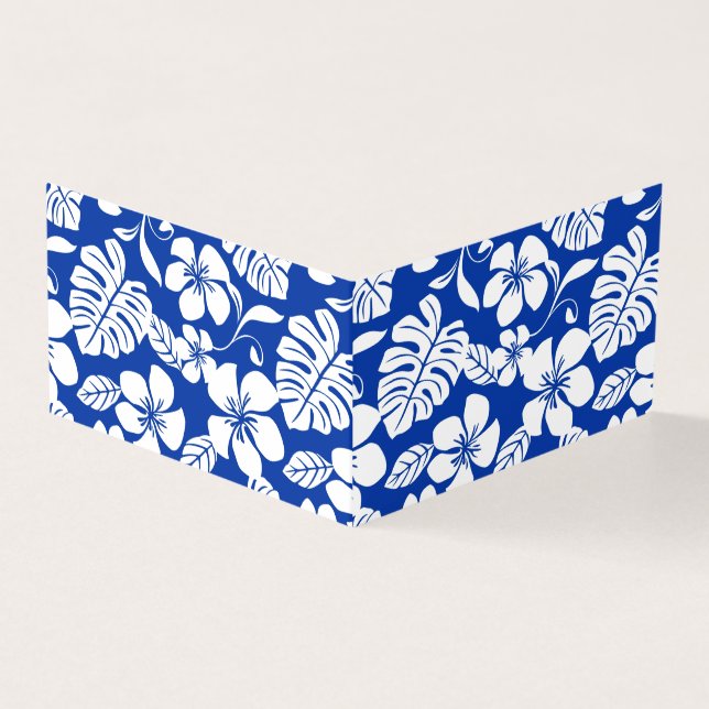 TARJETA PATRÓN BIKINI ROSA (AZUL REAL) (Exterior)