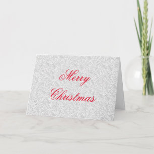 Tarjeta Patrón blanco elegante