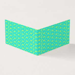 Tarjeta patrón colorido moderno