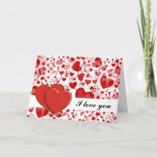 Tarjeta Patrón CORAZÓN ART 7 + Duet cardíaco + tu texto