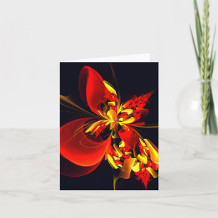 Tarjeta Patrón de arte abstracto moderno floral amarillo r