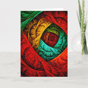 Tarjeta Patrón de arte colorido artístico moderno abstract