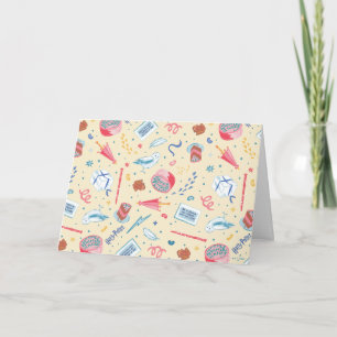 Tarjeta Patrón de Celebración de Cumpleaños de HARRY POTTE