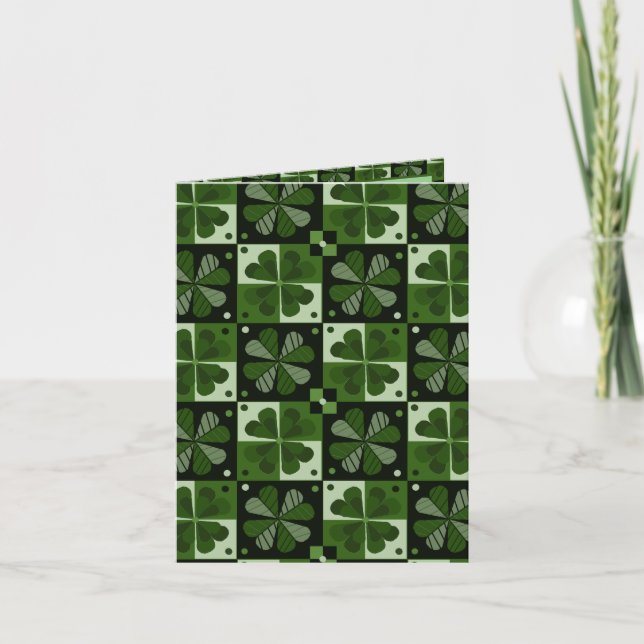 Tarjeta Patrón de cheques de Shamrock (Anverso)