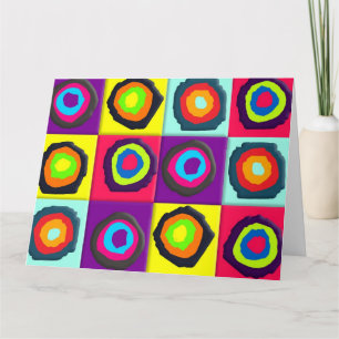 Tarjeta patrón de círculos