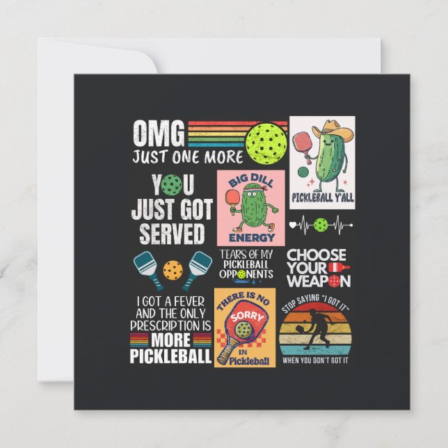 Tarjeta Patrón de Collage de baloncesto (Anverso)