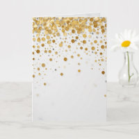 Patrón de confeti de papel de oro de lujo | Celebr