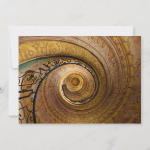 Tarjeta Patrón de escalera en espiral