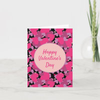 Patrón de estampado de corazones de San Valentín r