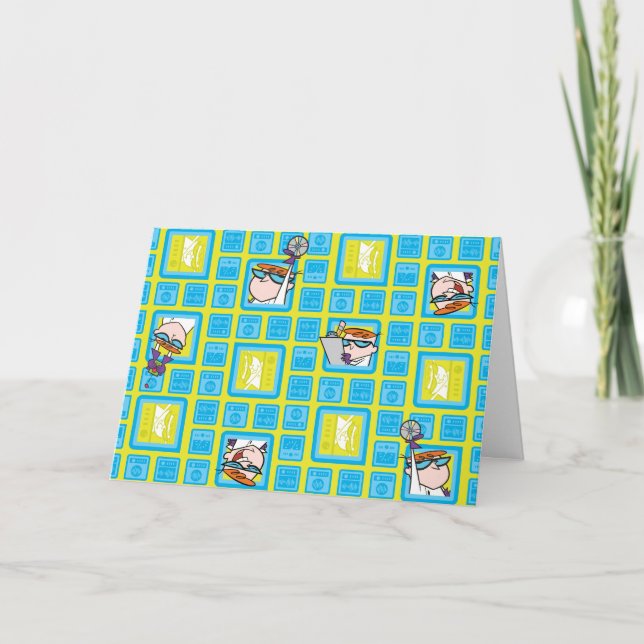 Tarjeta Patrón de experimentos de laboratorio de Dexter (Anverso)