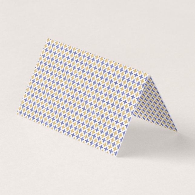 Tarjeta Patrón de flor (Anverso)