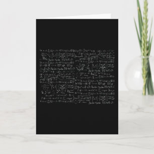 Tarjeta Patrón de fórmulas matemáticas