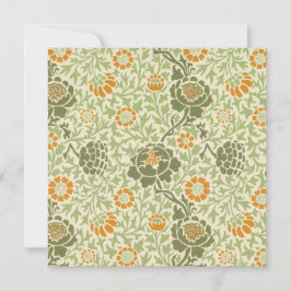 Tarjeta Patrón de grafton (por William Morris)