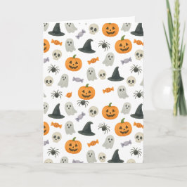 Tarjeta Patrón de Halloween