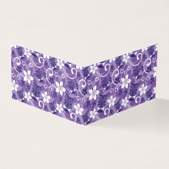TARJETA PATRÓN DE LUAU TIKI (PURPLE) (Exterior)