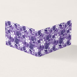 TARJETA PATRÓN DE LUAU TIKI (PURPLE)