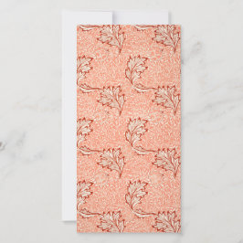 Tarjeta Patrón de manzana (por William Morris)