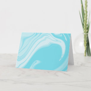 Tarjeta Patrón de mármol azul claro
