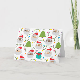 Tarjeta Patrón de Papá Noel