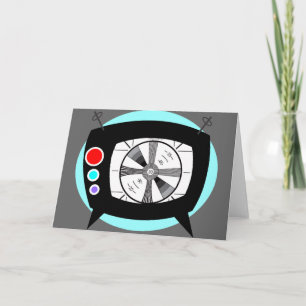 Tarjeta Patrón de pruebas y TV retro