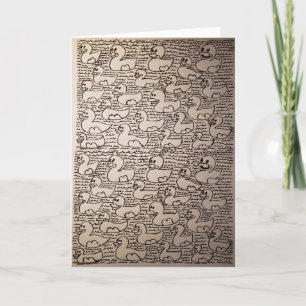 Tarjeta Patrón de repetición del cumpleaños del laboratori