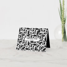 Patrón de silueta de golf clásico blanco y negro