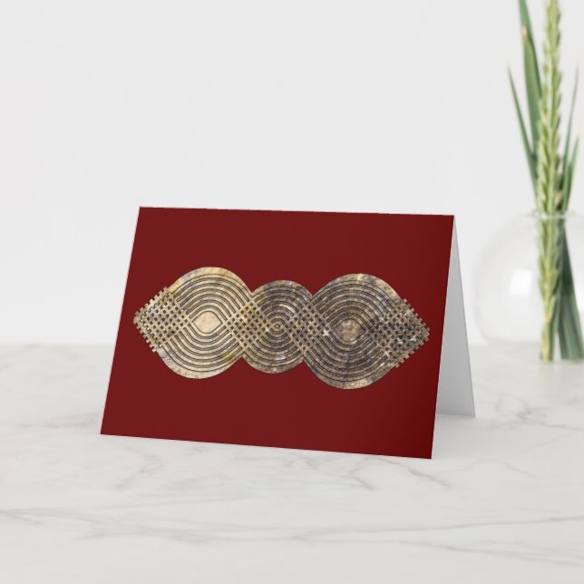 Tarjeta Patrón de tejido (Anverso)