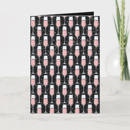 Tarjeta Patrón de Vino Rosado