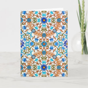 Tarjeta Patrón floral vintage, William Morris