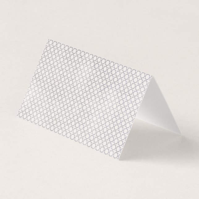 Tarjeta Patrón geométrico islámico beige (Anverso)