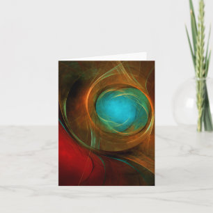 Tarjeta Patrón Guay de Bella Artes de resumen moderno de o