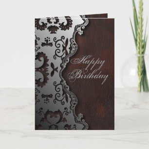 Tarjeta patrón paisajístico rústico primitivo del país occ